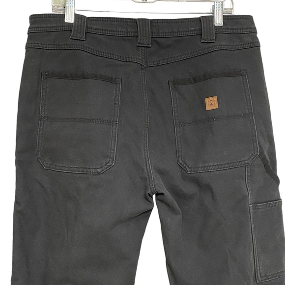 Coleman Fleece Lined Pants Men's Size 34/30 Utility Carpenter Grey Pockets - Picture 8 of 15